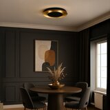  LED plafonsko svetlo PIATTINO LED/30W/230V 3000/4000/6000K prečnik 40 cm crno/zlatno | Eponuda.com