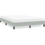  Okvir kreveta bez madraca svijetlo sivi 160x220 cm baršun | shoptok.hr