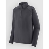 Patagonia Cap Mw Zip Neck Base Layer Top smolder blue Cene