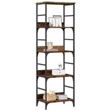 vidaXL Knjižna omara starinski les 50x33x153 cm inženirski les | Shoptok.si
