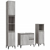  3-dijelni set kupaonskih ormarića boja hrasta sonome drveni | shoptok.hr