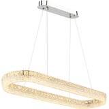 Globo 67387-40 - LED prigušiva luster na sajli LAUREL 40W/230V proziran+daljinski upravljač | Eponuda.com