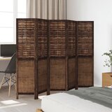  Sobna pregrada s 5 panela tamnosmeđa masivno drvo paulovnije 40 x 160 cm | shoptok.hr