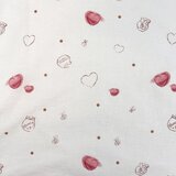 Jerry Fabrics Bela bombažna otroška posteljnina za otroško posteljico 100x135 cm WTP "Birthday party" – | Shoptok.si