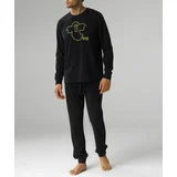 Atlantic Men's pajamas Ghost - black