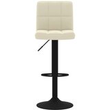 vidaXL Barski stolček krem žamet, (20968135) | Shoptok.si