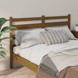  Uzglavlje za krevet boja meda 126 x 4 x 100 cm masivna borovina | shoptok.hr