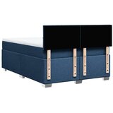  Krevet s oprugama i madracem plavi 160x200 cm od tkanine | shoptok.hr