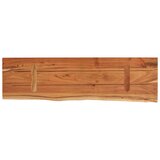 vidaXL Stenska polica 60x20x3,8 cm pravokotna akacija naraven rob, (5000268581) | Shoptok.si