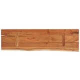 vidaXL zidna polica 60x20x3 8 cm pravokutna bagremovo drvo živi rub | shoptok.hr