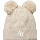 New-Era Kape Wmns Double Pom Beanie New York Yankees Hat Bež | Shoptok.si