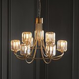  Endon 118934 - Luster na lancu BERENICE 9xE14/7W/230V zlatna | Eponuda.com