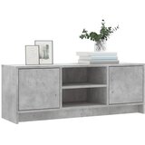 TV ormarić boja betona 102x30x37,5 cm od konstruiranog drva | shoptok.hr
