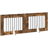  Vrata za pse s postoljem 2 pcs Dimljeni hrast 80 x 60 cm | shoptok.hr