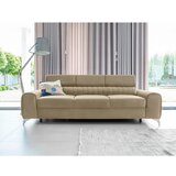 ELTAP Svetlo rjava žametna raztegljiva sedežna garnitura 261 cm Laurence – | Shoptok.si