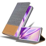Cadorabo Ohišje, združljiv s Samsungom v svetlo sivo rjavi barvi - zaščitni pokrov z magnetnim zapiranjem, stoječo funkcijo in režo za kartico, (20570956) | Shoptok.si