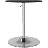  Barski stol crni 60x60x90cm konstruirano drvo i kromirani čelik | shoptok.hr