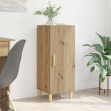 vidaXL Kreveta hrast artisan 34,5 x 34 x 90 cm Konstruirano drvo Cijene