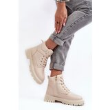EVENTO PE1 Women's Zipper Fleece-Lined Boots Beige Gremiva | Shoptok.si
