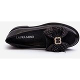 Laura Messi Women's Patent Loafers With Bow 2786 Black | ePonuda.com
