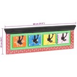 Vješalica za kapute Crna 80 x 25 x 2 cm Čvrsto drvo manga | shoptok.hr