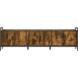  TV ormar 146 x 33 x 50 cm Dimljeni hrast Konstruirano drvo - Dimljeni hrast 146 x 33 x 50 cm | shoptok.hr