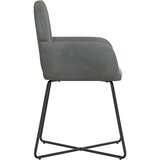  Trpezarijske stolice 2 pcs Baršun Tamnosiva 55 x 50 x 84 cm | Eponuda.com