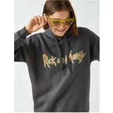 Koton Rick And Morty Licensed Printed Sweatshirt