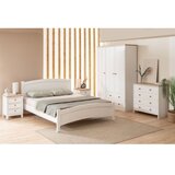 Hanah home Francuski krevet Karya, 120x98x200 cm, Bijela | Eponuda.ba