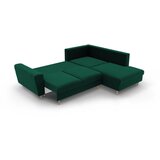 Cosmopolitan Design Zelena baršunasti sklopiva/s prostorom za odlaganje kutna garnitura (s desnim kutom/u obliku slova L) Kyoto – | shoptok.hr