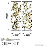 WALLXPERT dekorativni metalni zidni pribor multicolor olips 2 | ePonuda.com