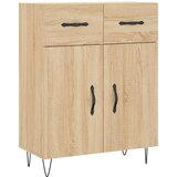 Maison Chic Komoda - Predalnik sonoma hrast 69,5x34x90 cm inženirski les, (21717077) | Shoptok.si