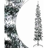  Tanka umjetna polovica božićnog drvca sa snijegom 240 cm | shoptok.hr