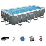 Bestway Bazen sa čeličnim okvirom Steel Pro MAX (D x Š x V: 549 x 274 x 122 cm, Siva, 14,812 l) | shoptok.hr