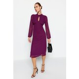 Trendyol Plum Collar Detailed, Lined Woven Dress Cijene