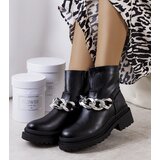 Gemre Black ankle boots on a high sole Alide | Shoptok.si