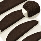 vidaXL Samoljepljivi otirači za stepenice 10 kom smeđi 65 x 21 x 4 cm Cijene