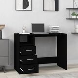  Radni stol s ladicama crni 102 x 50 x 76 cm konstruirano drvo | Eponuda.ba