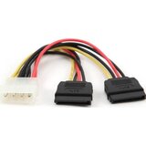 Gembird Kabl PC molex-2x SATA 0.15m Cene
