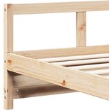  Dnevni krevet prirodne boje 80 x 200 cm od masivne borovine | Shoptok.si