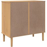  Komoda SENJA smeđa izgled ratana 80x40x80cm masivna borovina | shoptok.hr