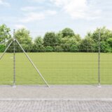 vidaXL Ograda za njivu 1,6x25 m Galvanizirani čelik | shoptok.hr