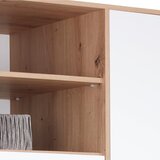 Modern Living Omara Za Oblačila Box, Bela, Barva Hrasta | Shoptok.si