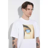 Undercover Pamučna majica za muškarce, boja: bijela, s tiskom, UC1D3808