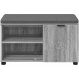 Klupa za hodnik s jastukom Sivi Sonoma 80 x 38 x 46 cm | shoptok.hr