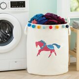 Premier Housewares Bijela tekstilna dječja kutija za pohranu ø 38x48 cm Mimo Eclectic Horse – | shoptok.hr