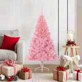  Umjetno predsvijetljeno božićno drvce Ružičasta 120 cm PVC | shoptok.hr