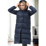 Dewberry Z6772 SHORTENABLE LADIES COAT-NAVY-1 | Shoptok.si