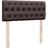  Krevet box spring s madracem tamnosmeđi 120 x 190 cm od tkanine | shoptok.hr