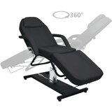 vidaXL Masažna miza črna 180x62x(87-112) cm | Shoptok.si